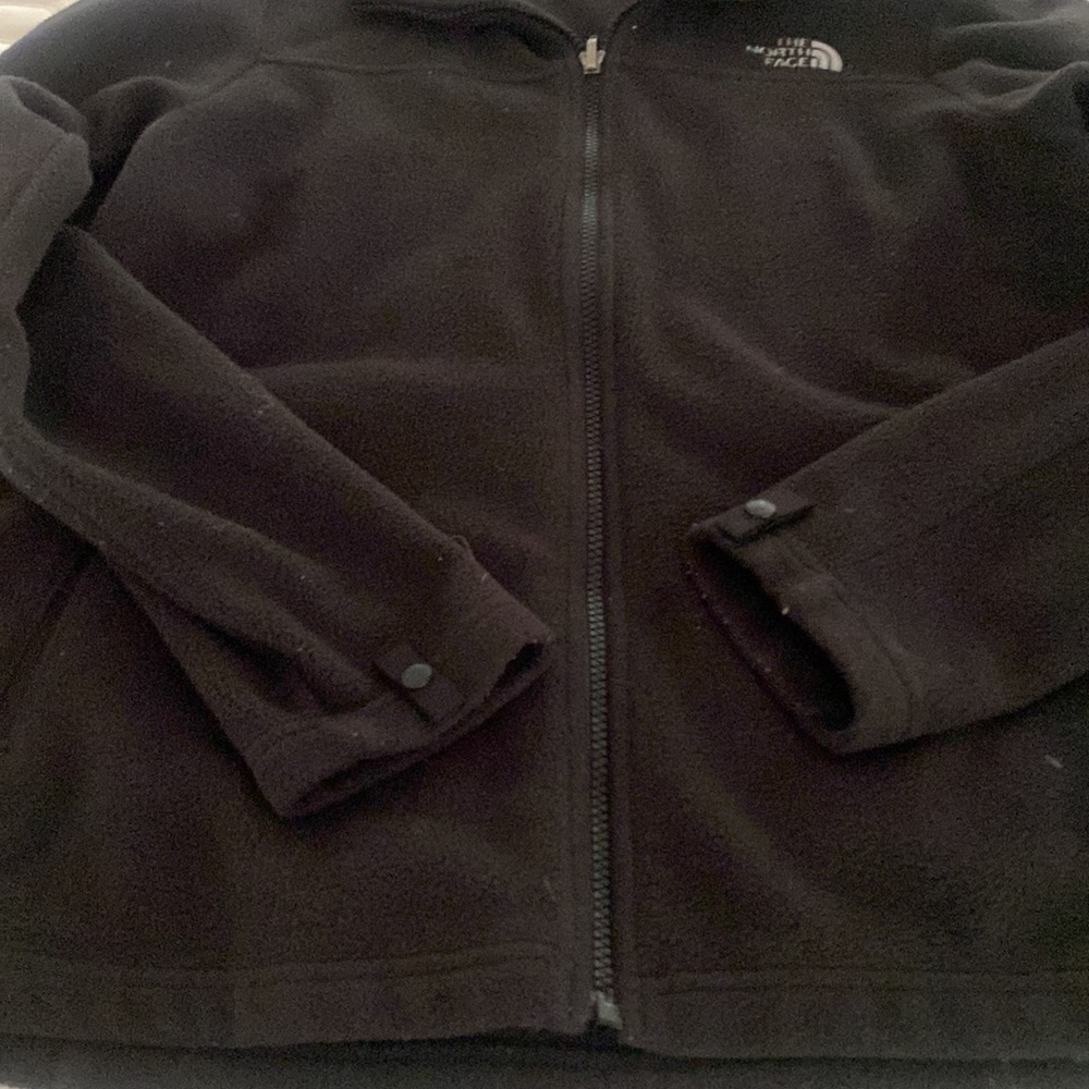 North Face Women’s black zip up - Picture 4 of 5